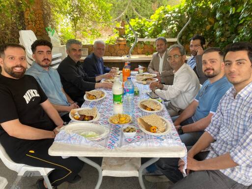 The luncheon ceremony at the Medicinal Plants and Raw Materials Research Institute